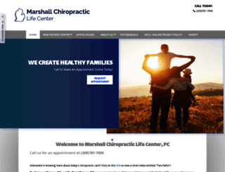 marshall-chiro.com screenshot