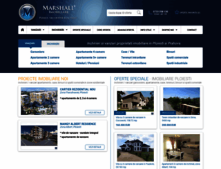 marshall-imobiliare.ro screenshot