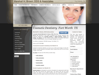 marshallhbrown.com screenshot