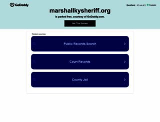 marshallkysheriff.org screenshot