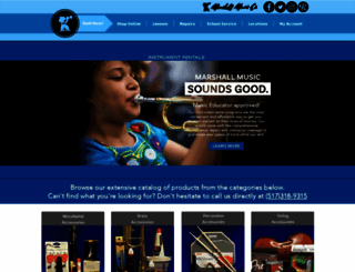 marshallmusicweb.com screenshot