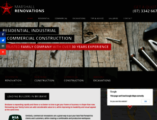 marshallrenovations.com.au screenshot