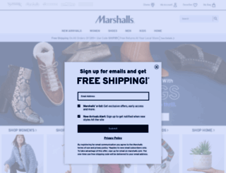 marshalls.com screenshot