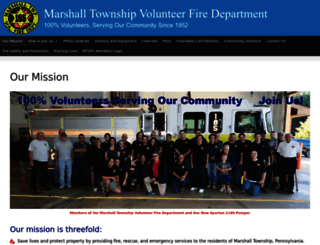 marshallvfd.org screenshot