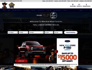 marshalmizeford.net screenshot