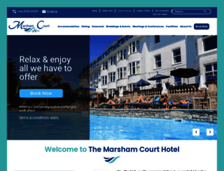 marshamcourthotel.co.uk screenshot