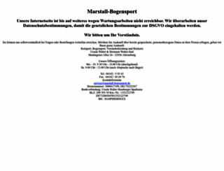 marstall-bogensport.de screenshot