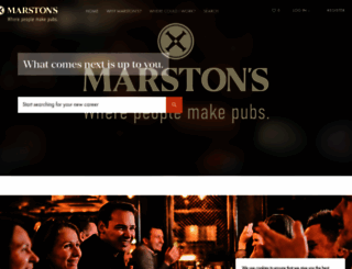 marstonscareers.co.uk screenshot