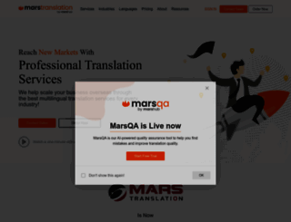 marstranslation.com screenshot