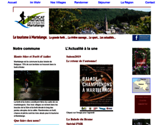 martelange-tourisme.be screenshot
