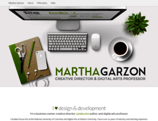 marthagarzon.com screenshot