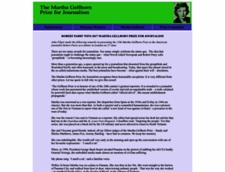 marthagellhorn.com screenshot