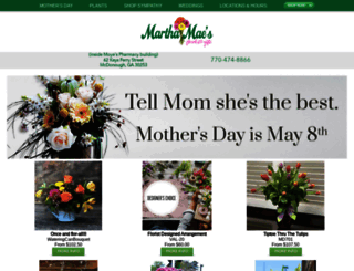 marthamaesflowers.com screenshot