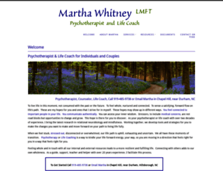 marthawhitney.com screenshot