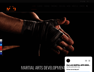 martialartsdevelopment.com screenshot