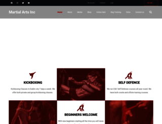 martialartsinc.com screenshot