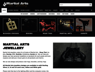 martialartsjewellery.com.au screenshot