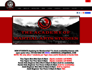 martialartsstudies.com screenshot