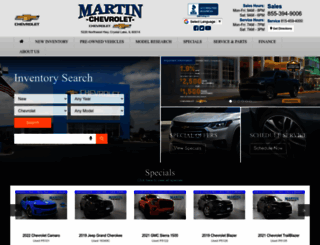 martin-chevy.com screenshot