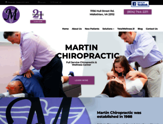 martin-chiropractic.com screenshot
