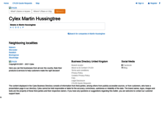 martin-hussingtree.cylex-uk.co.uk screenshot