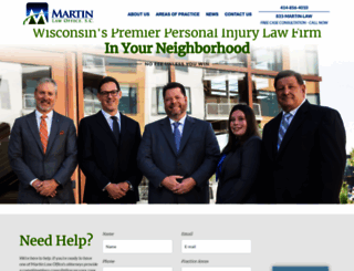 martin-law-office.com screenshot