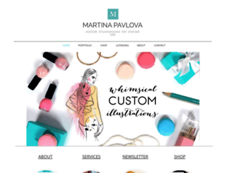 martinapavlova.com screenshot