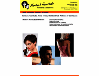 martinas-haarstudio.de screenshot