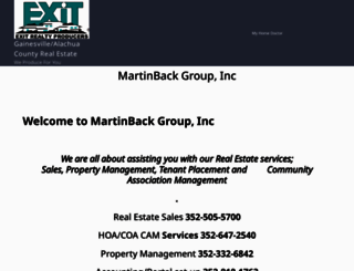 martinback.com screenshot