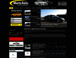 martinburkecarsales.ie screenshot