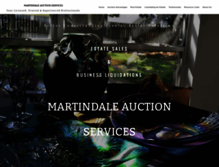 martindaleauction.com screenshot