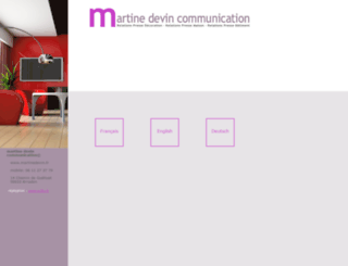martinedevin.fr screenshot