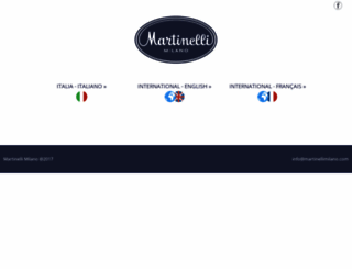 martinellimilano.com screenshot