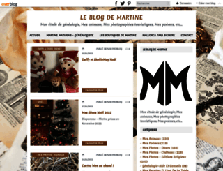 martinemazurais.com screenshot