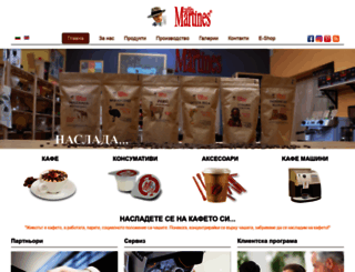 martines-caffe.com screenshot