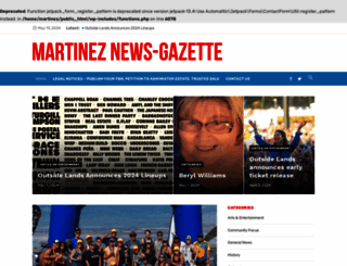 martinezgazette.com screenshot