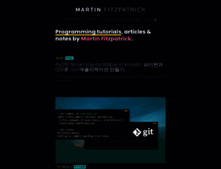 martinfitzpatrick.name screenshot