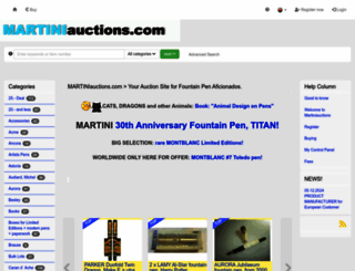 martiniauctions.com screenshot