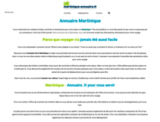 martinique-annuaire.fr screenshot
