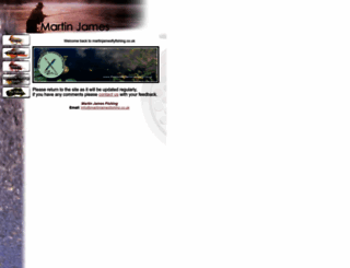 martinjamesfishing.co.uk screenshot