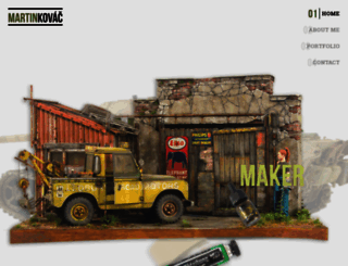 martinkovac.com screenshot