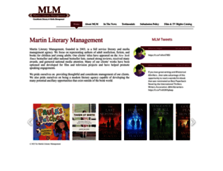 martinliterarymanagement.com screenshot