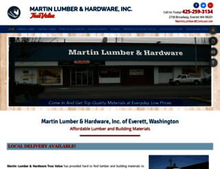 martinlumberhardware.com screenshot