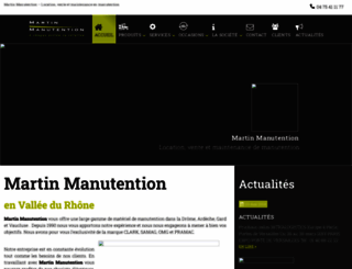 martinmanutention.com screenshot
