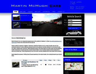 martinmchughcars.ie screenshot