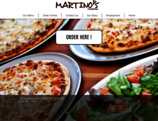 martinos-pizzeria.com screenshot
