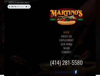 martinoshotdogs.com screenshot