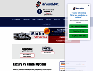 martinrv.com screenshot