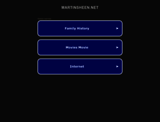 martinsheen.net screenshot