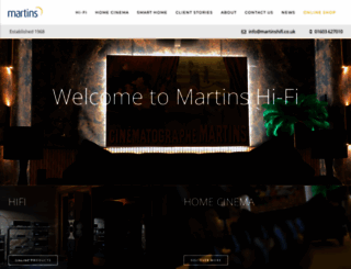 martinshifi.co.uk screenshot